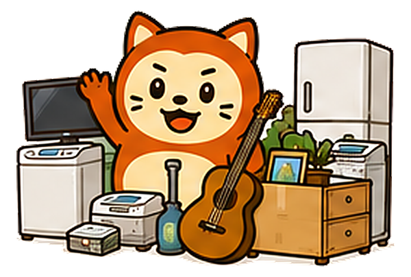 家電の前のえんまる